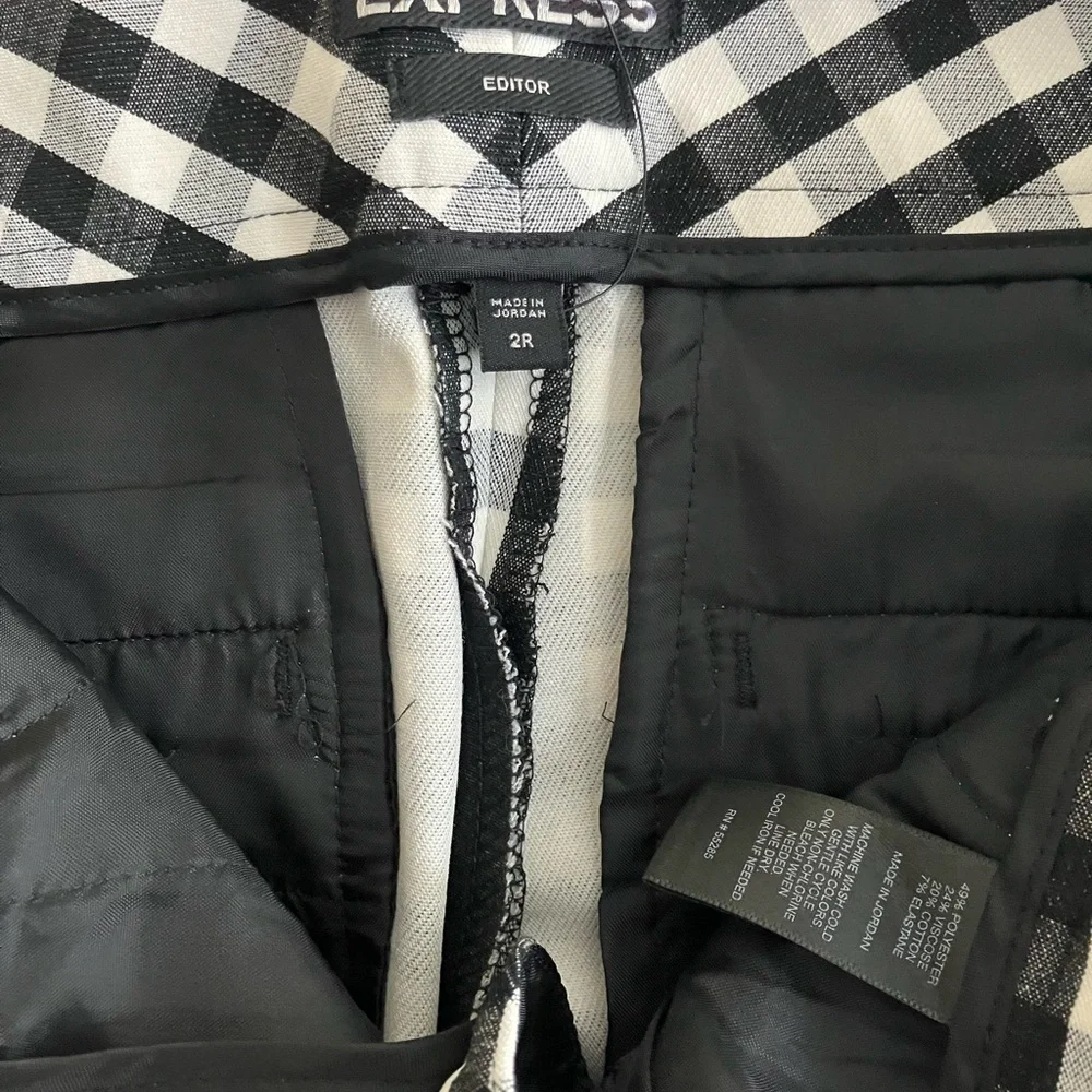EXPRESS Checked Pants - Picture 5 of 6